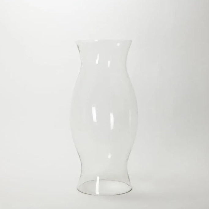 Greige Clear Glass Storm Lantern - Three Sizes