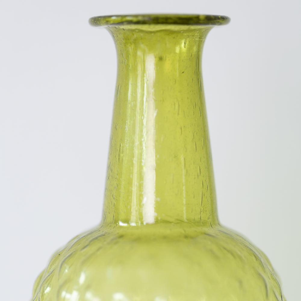 Greige Colourful Recycled Glass Vase - Jade E