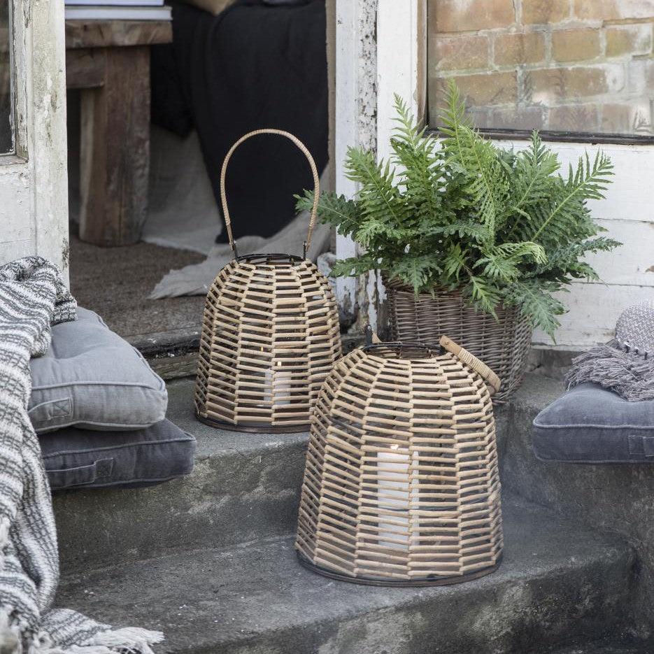 greige Cotton Floor Cushion - Sand or Sahara