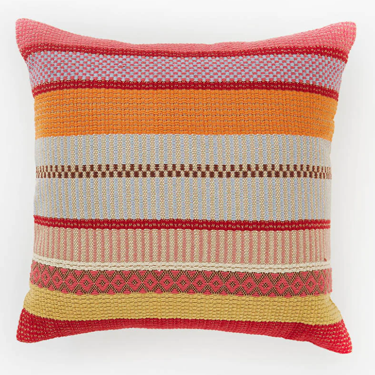 greige Cushion Made From Recycled Plastic Bottles