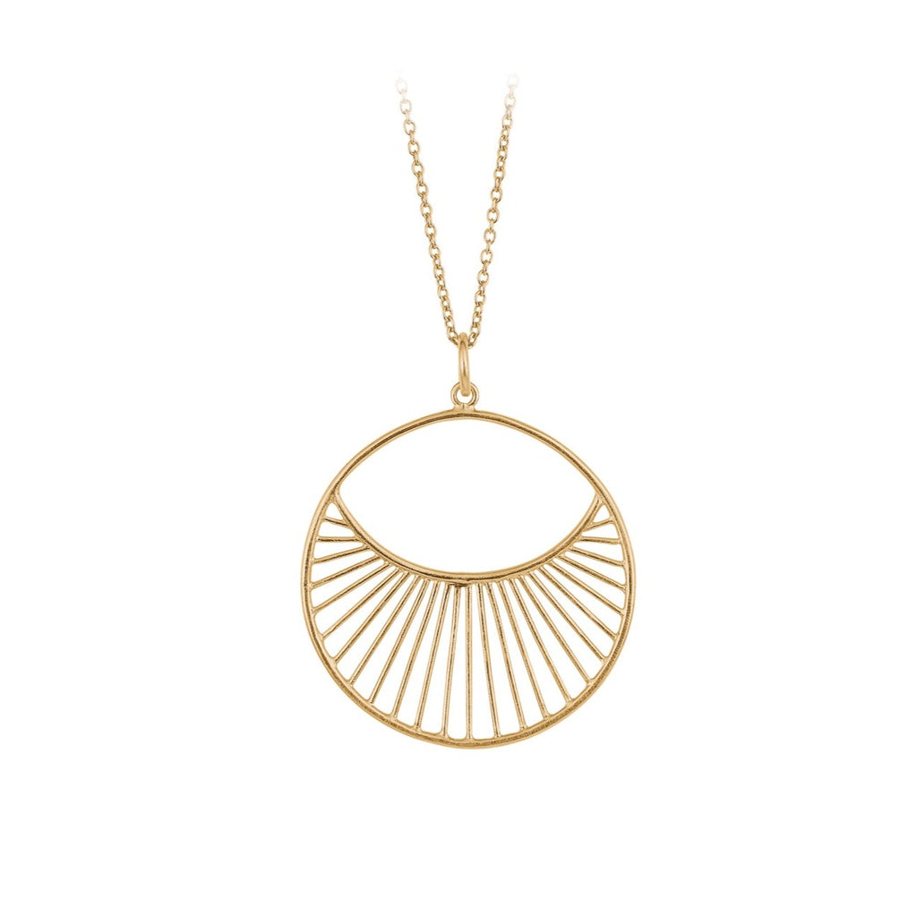 greige Daylight Necklace - Gold - Pernille Corydon