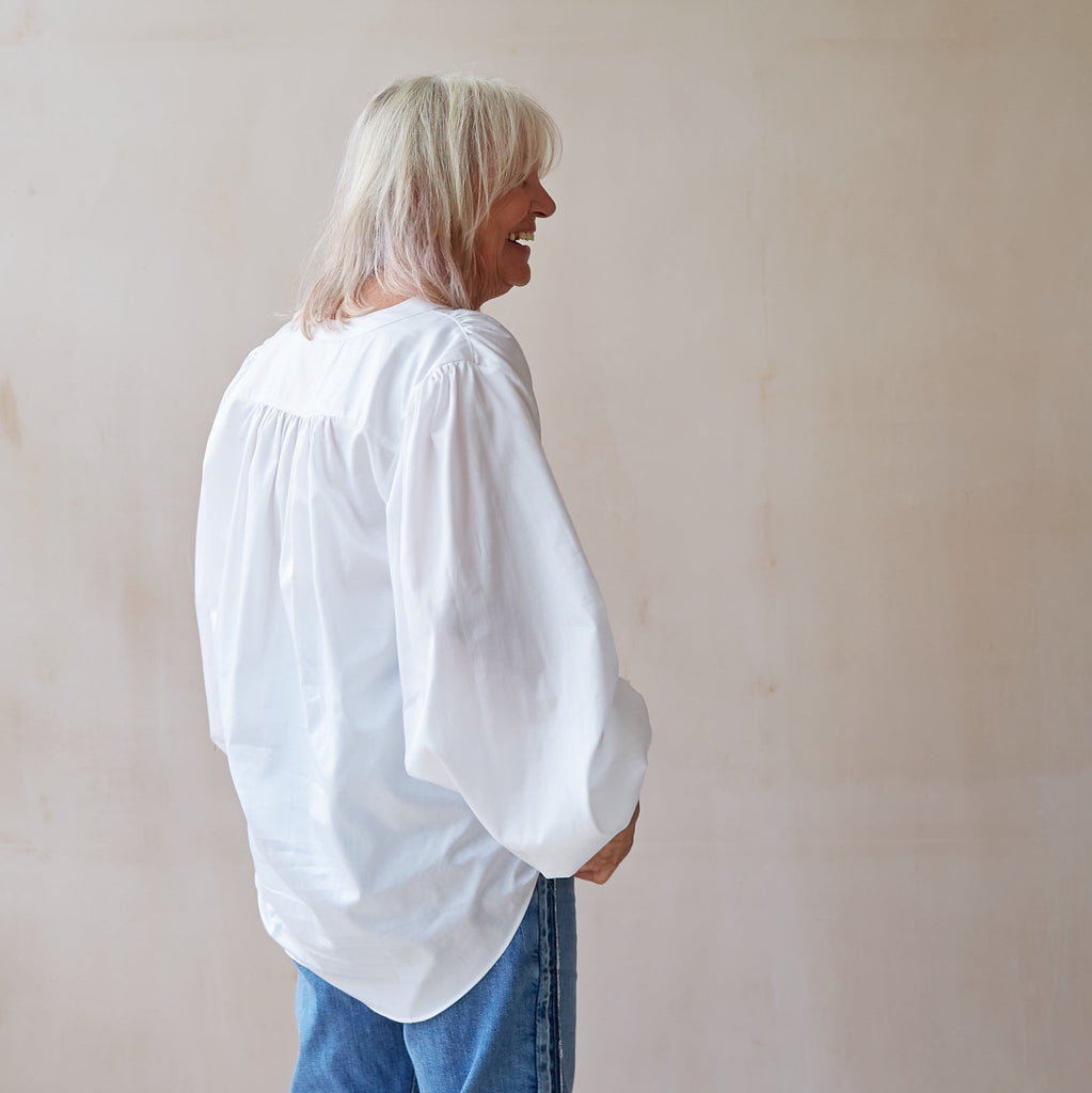 Greige Deb Shirt From Chalk - White