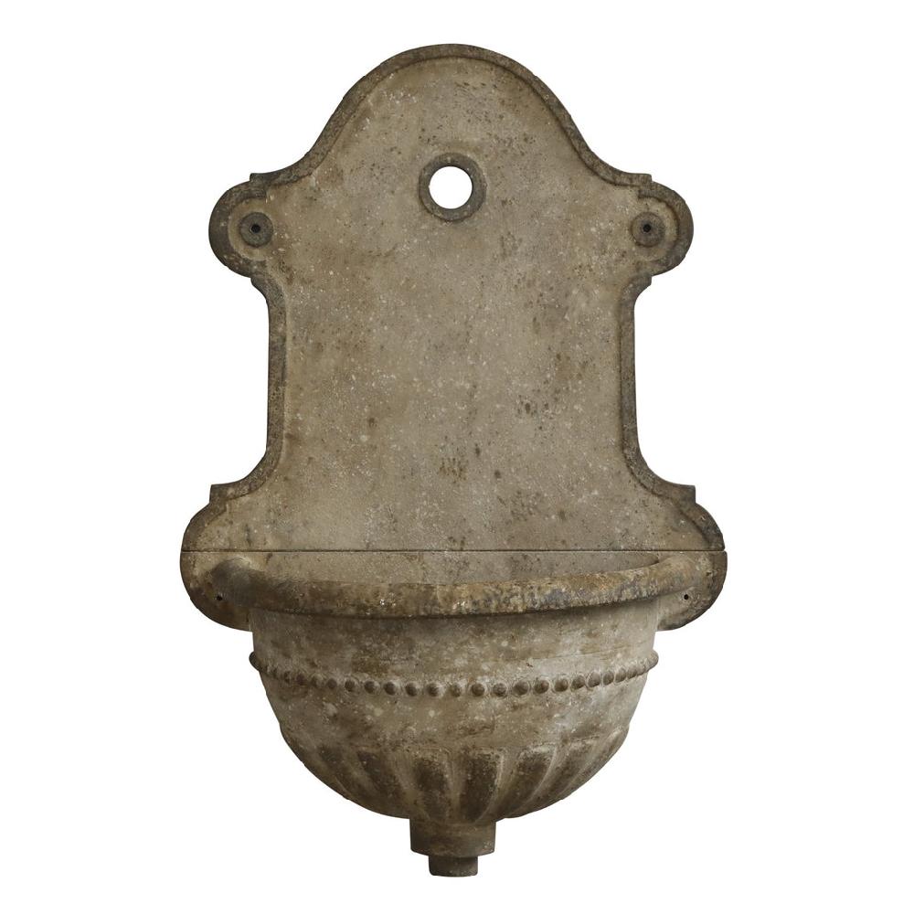 Greige Decorative Antique French Style Fountain