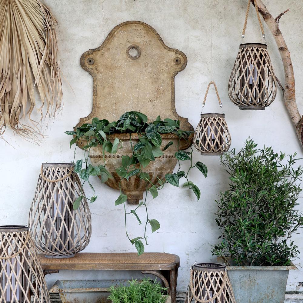 Greige Decorative Antique French Style Fountain