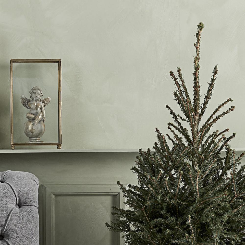 Greige Decorative Antiqued Light Gold Angel