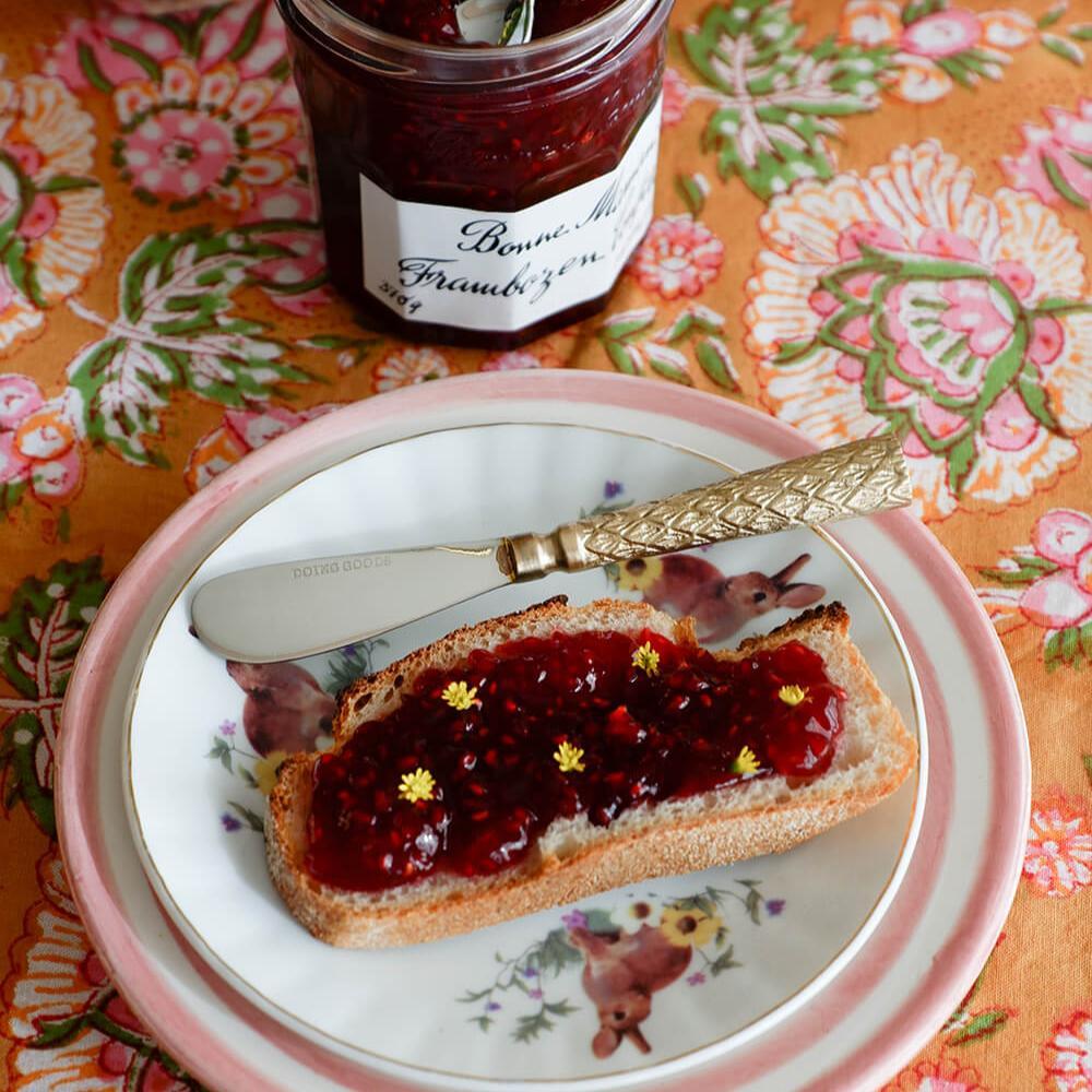 Greige Decorative Recycled Brass Butter Knife