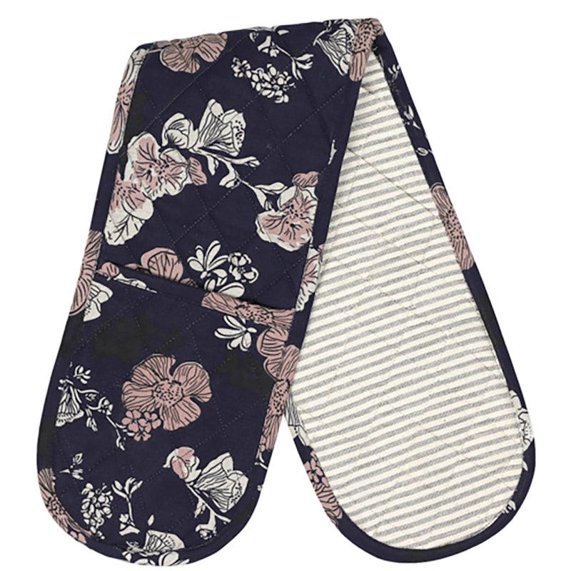 Greige Double Oven Glove - Various Designs