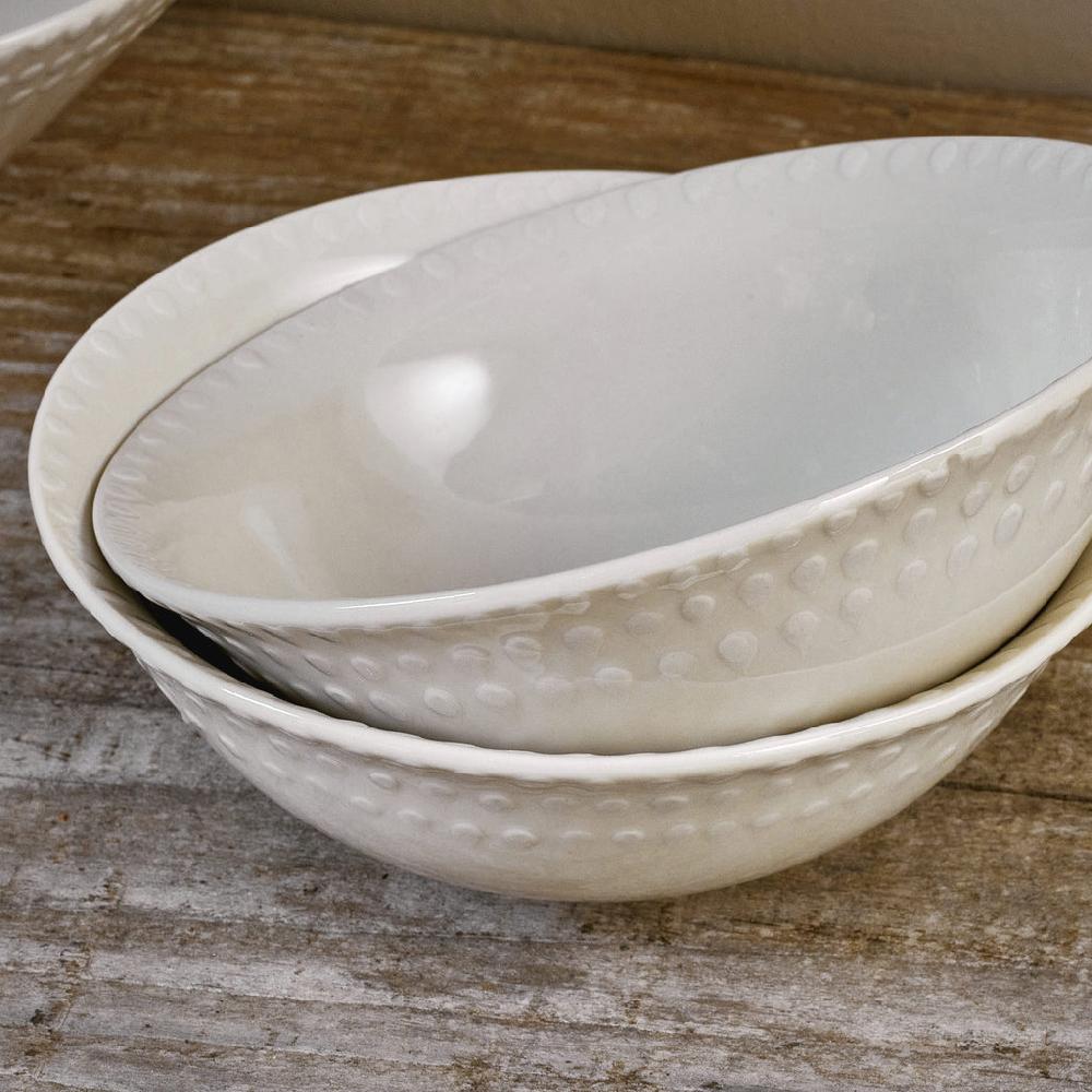 Greige Ela Dinnerware Range - Cream - Bowl