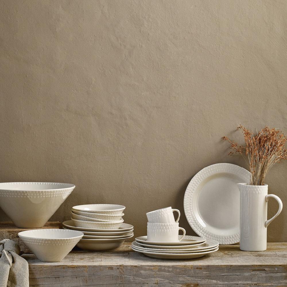 Greige Ela Dinnerware Range - Cream - Bowl