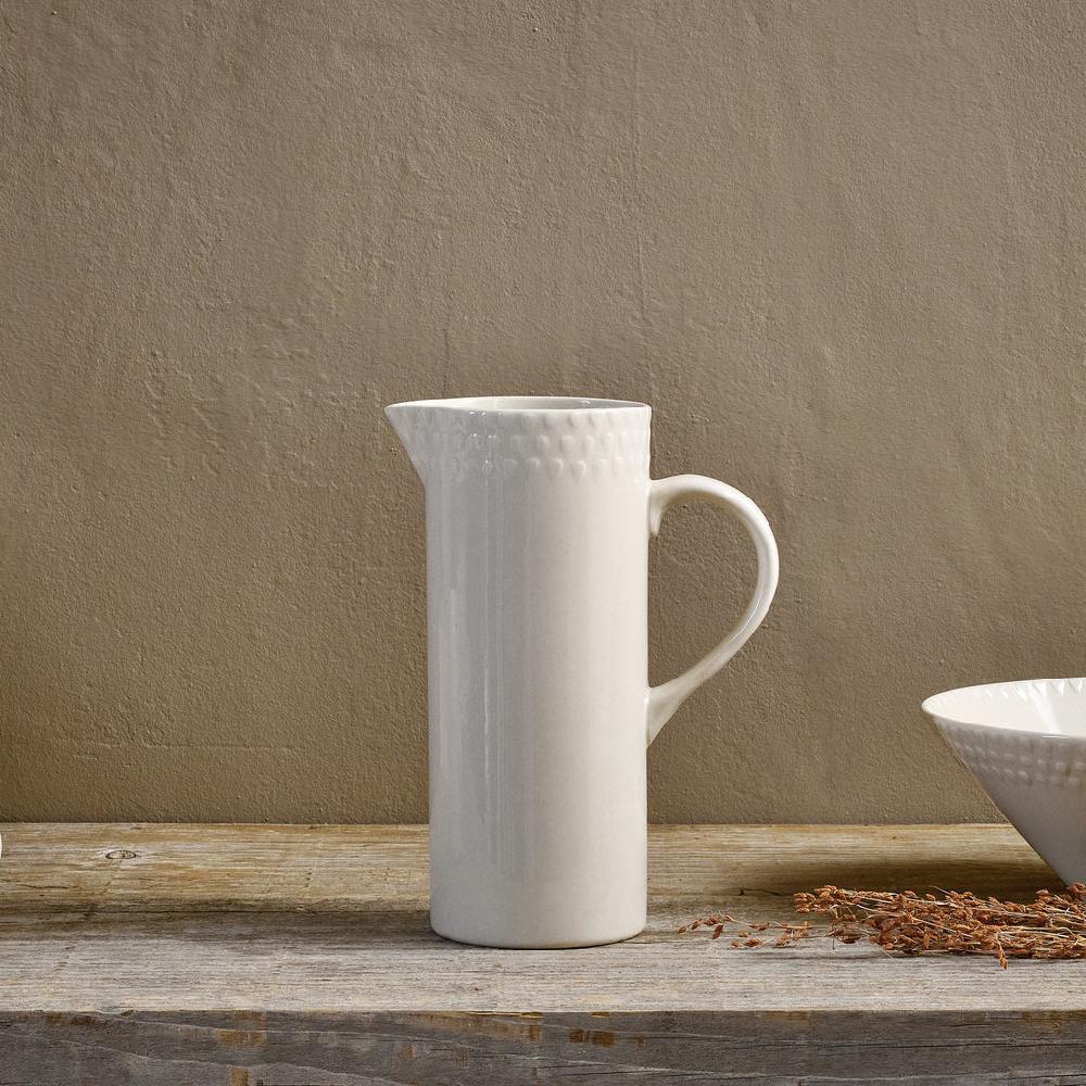 greige Ela Dinnerware Range - Cream - Jug