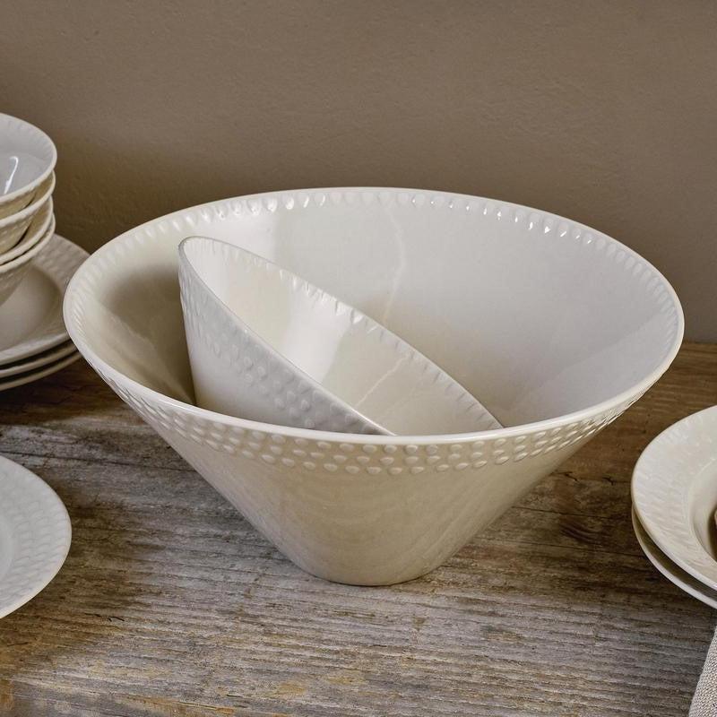 greige Ela Dinnerware Range - Cream - Serving Bowl