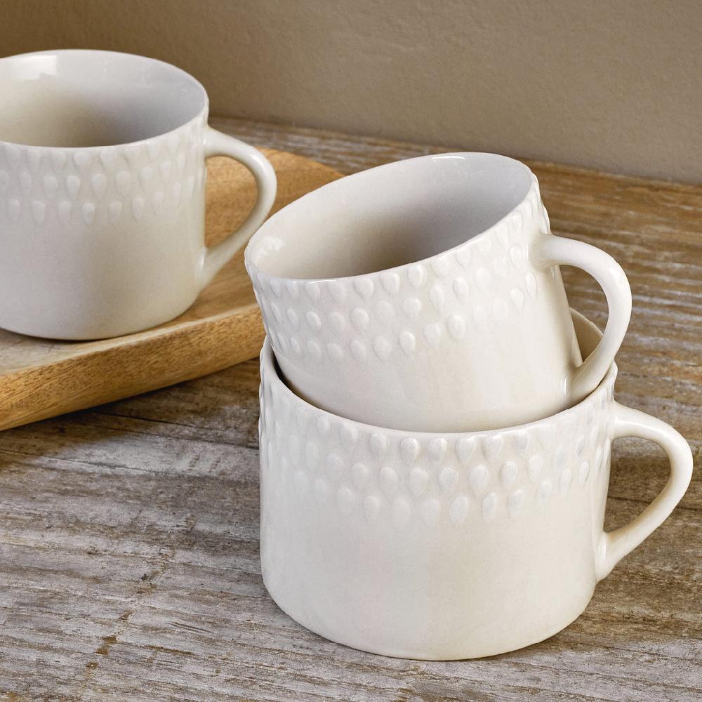 Greige Ela Dinnerware Range - Mug - Large