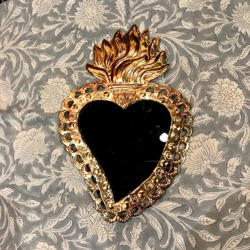 Greige Eligia Mirror - Boncoeurs