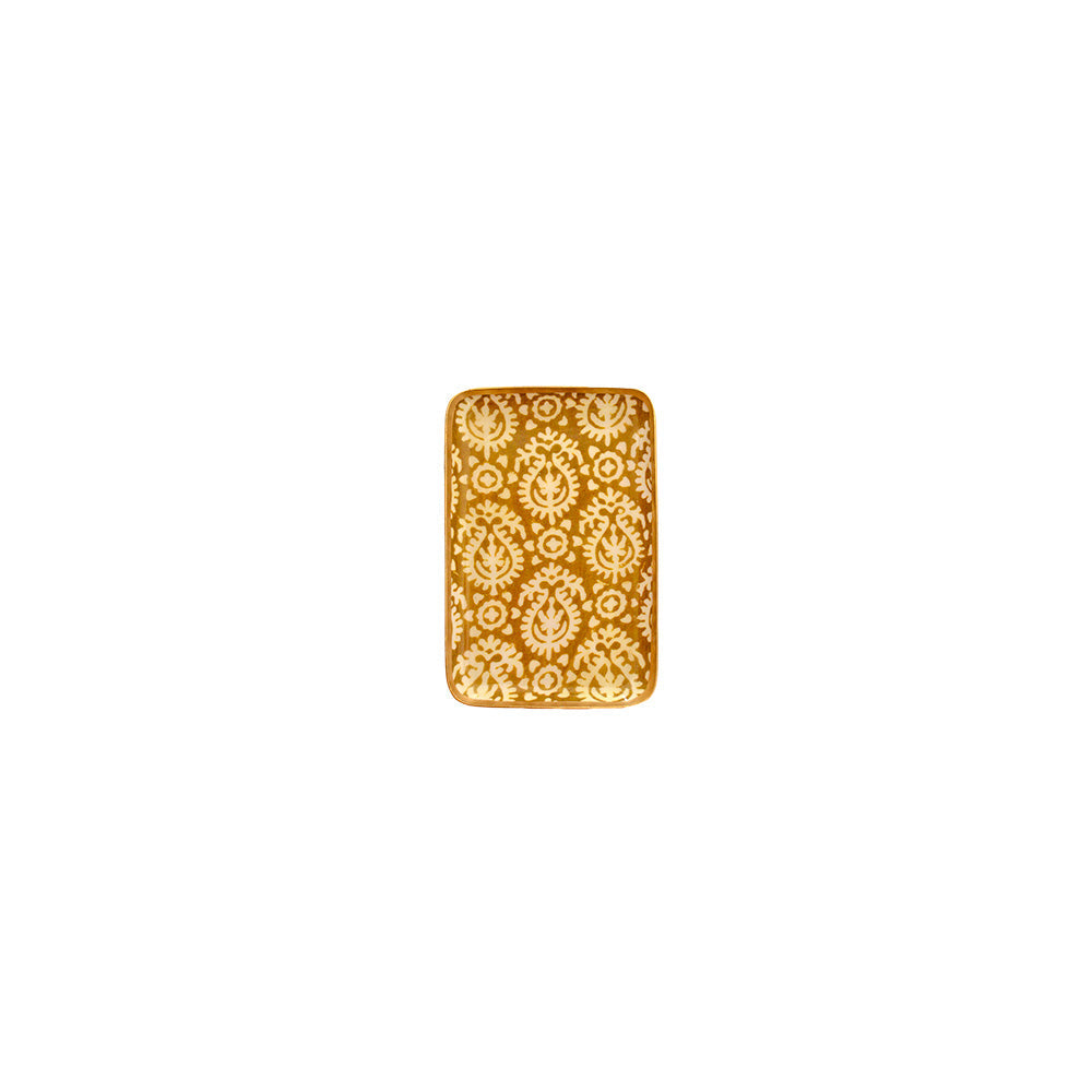 Greige Enamelled Sunburn Tray - Mini - Boncoeurs