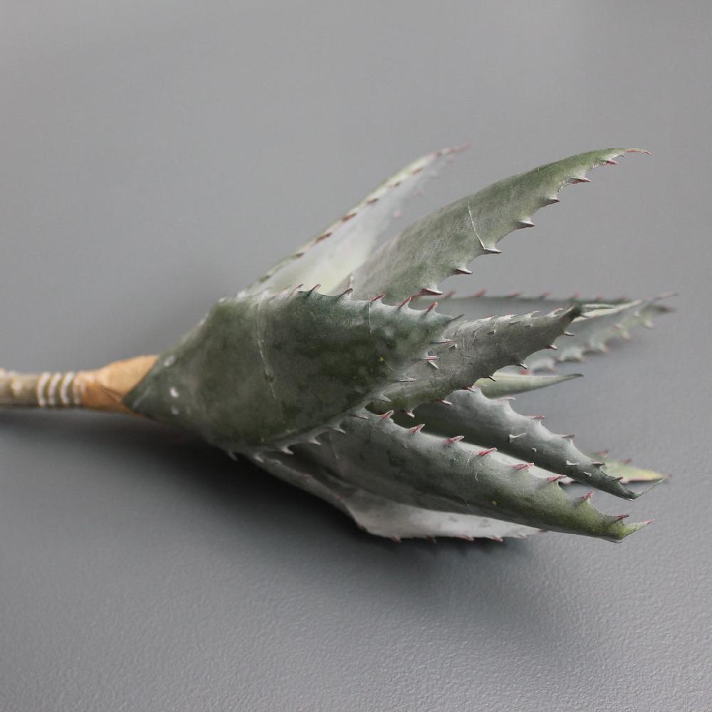 Greige Faux Aloe Plant