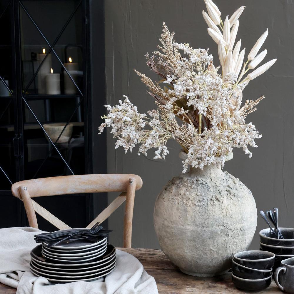 Greige Faux Antique Water Pot