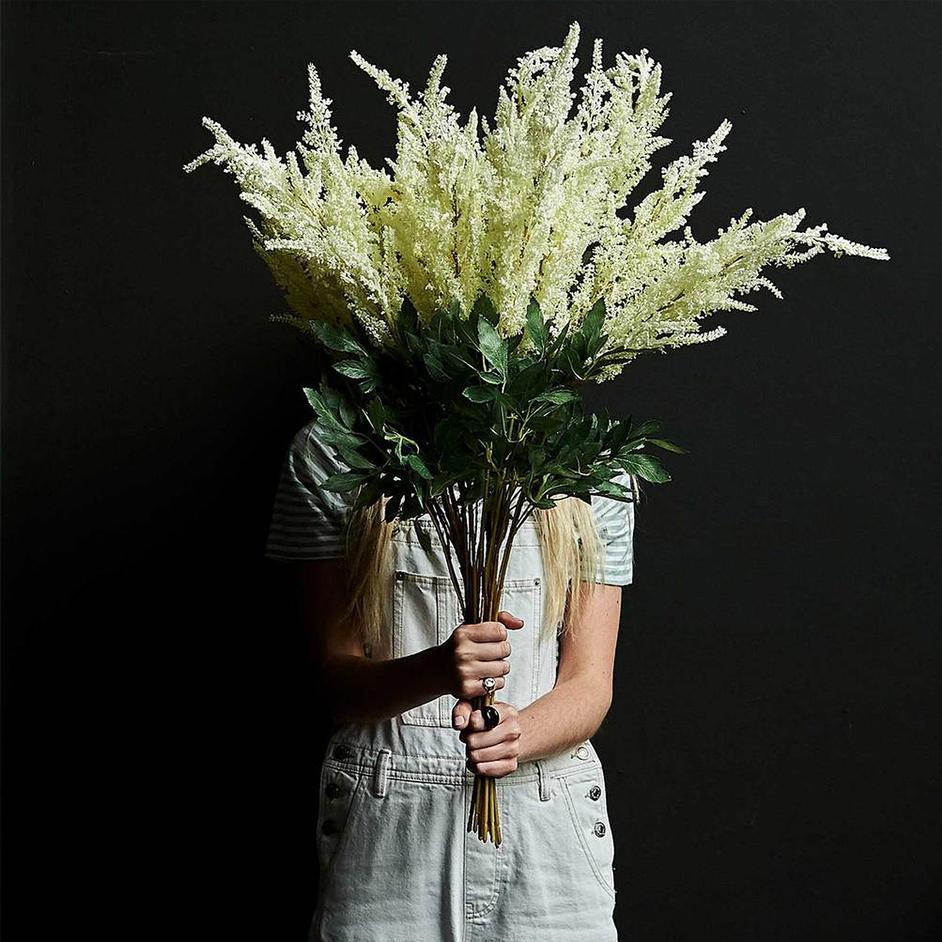 greige Faux Cream Astilbe