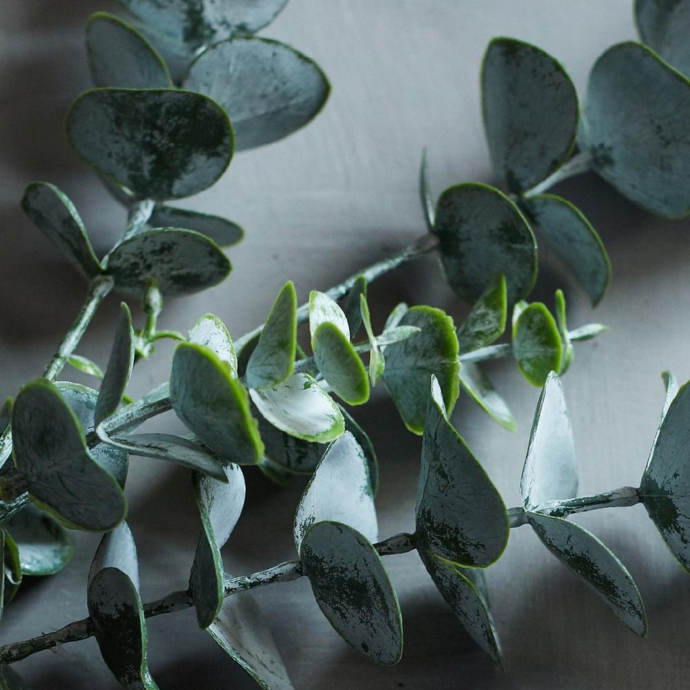 Greige Faux Eucalyptus Sage