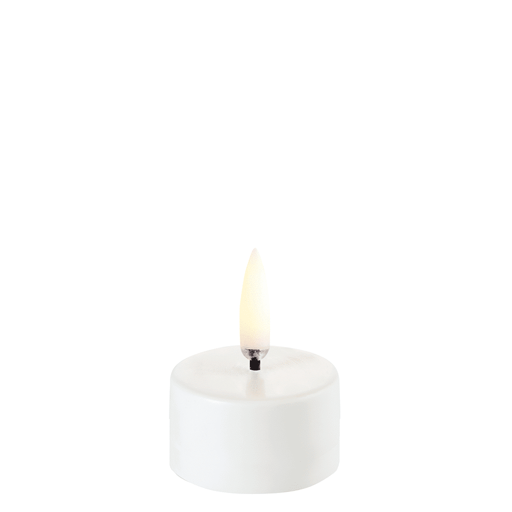 greige Faux LED Tealight - Wax Coated - 400+ Hrs