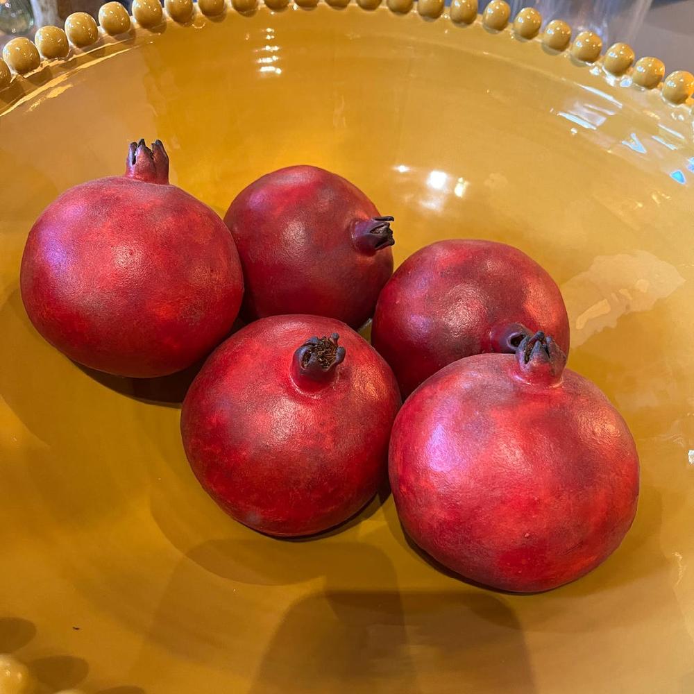 Greige Faux Pomegranate