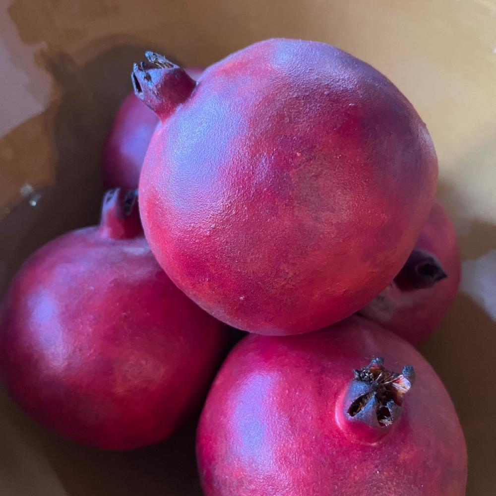 Greige Faux Pomegranate