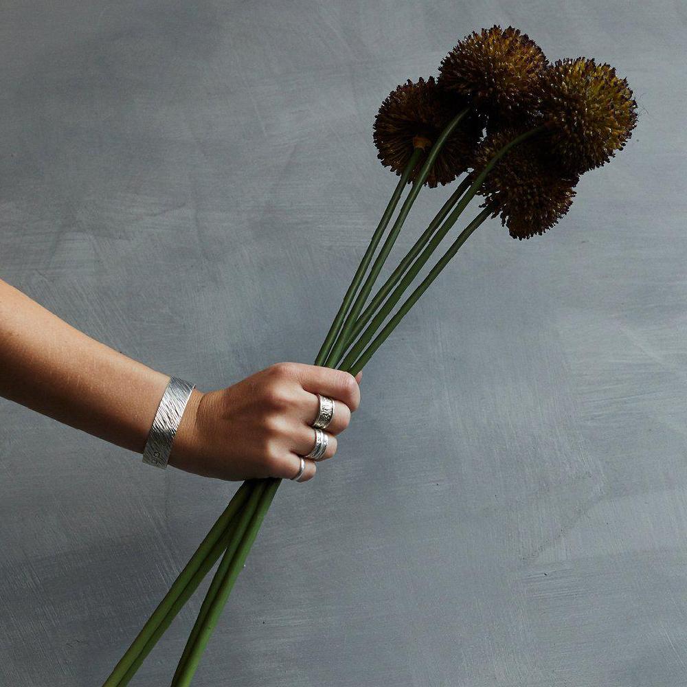 Greige Faux Purple Allium