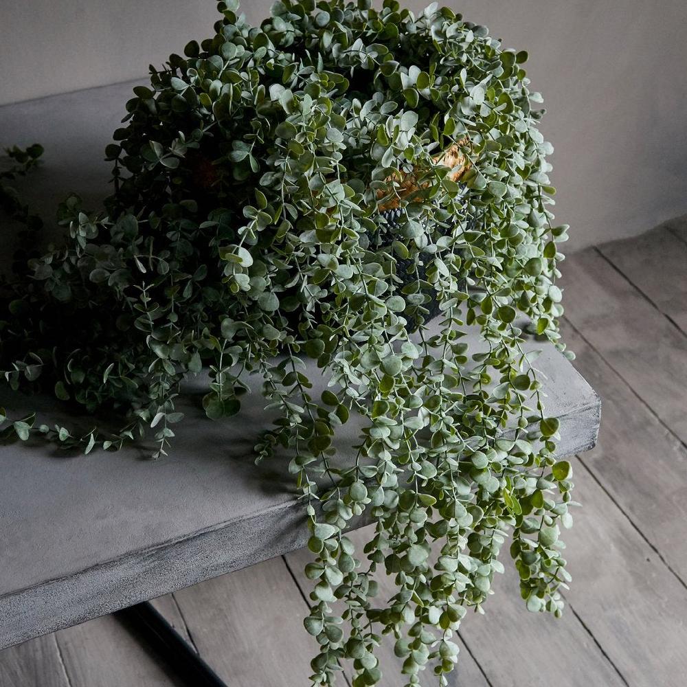 greige Faux Trailing Eucalyptus