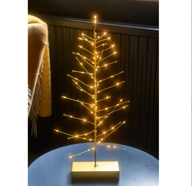 greige Festive Tree Light