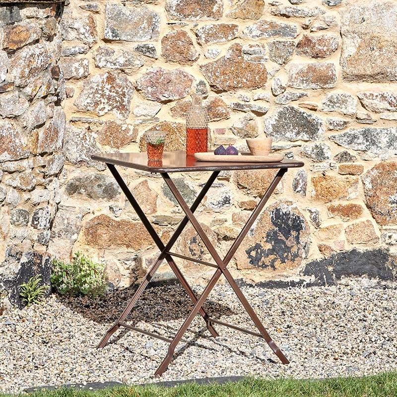 Greige Folding Iron Garden Furniture