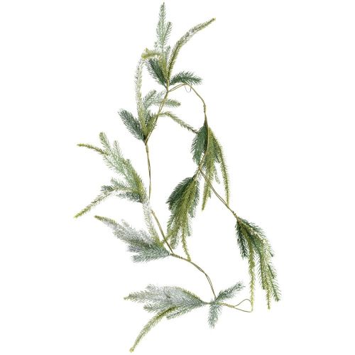 Greige Frosted Faux Fir Garland - 120cm
