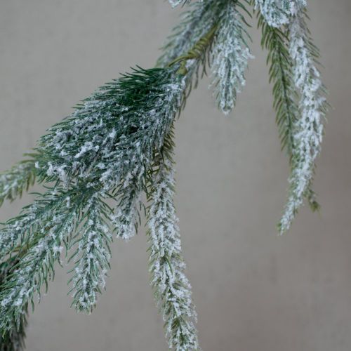 Greige Frosted Faux Fir Garland - 120cm
