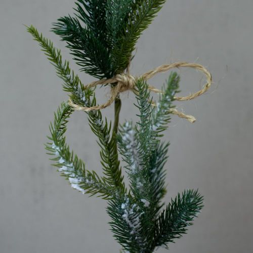 Greige Frosted Faux Fir Garland - 120cm