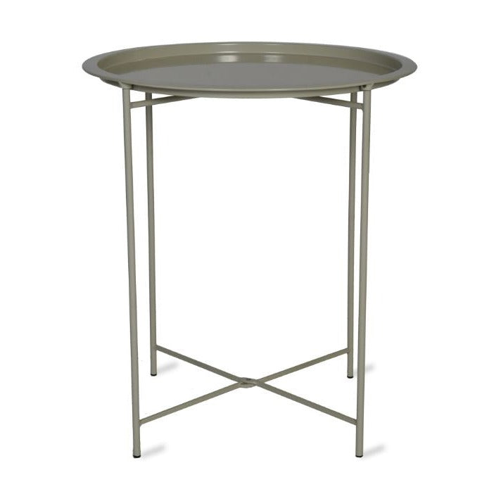 Greige Garden Bistro Tray Table - Clay