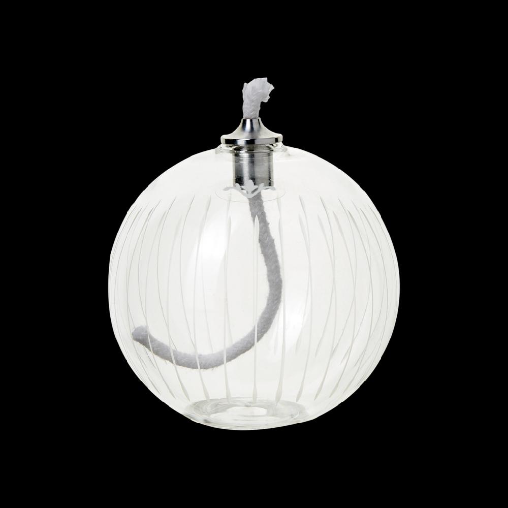 Greige Glass Oil Candle - Three Style Options