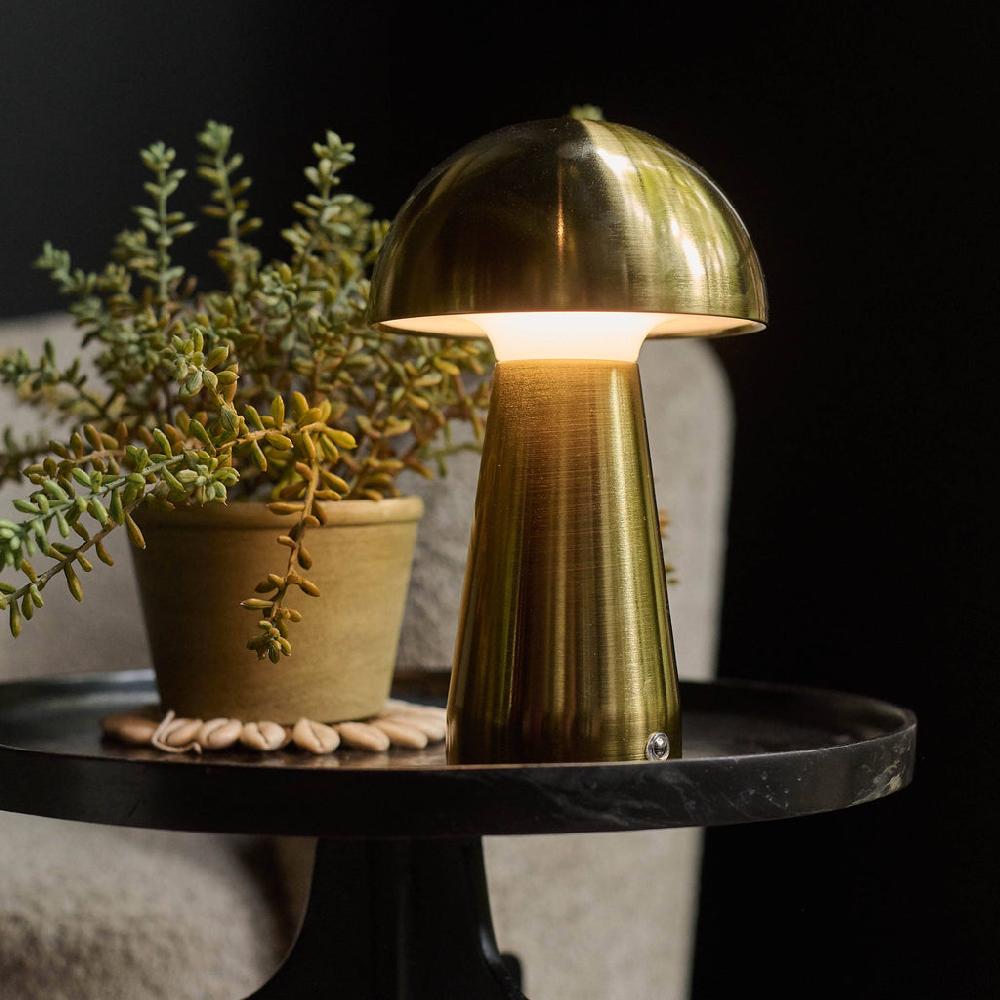 Greige Golden LED Rechargeable Lamp