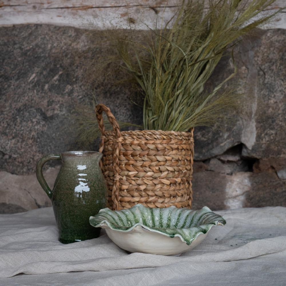 Greige Green Melange Terracotta Bowl