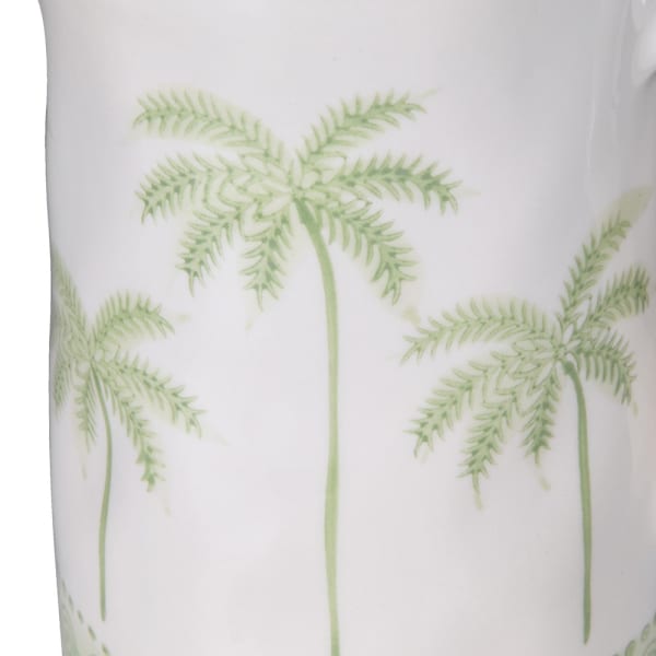 Greige Green Palm Tree Jug