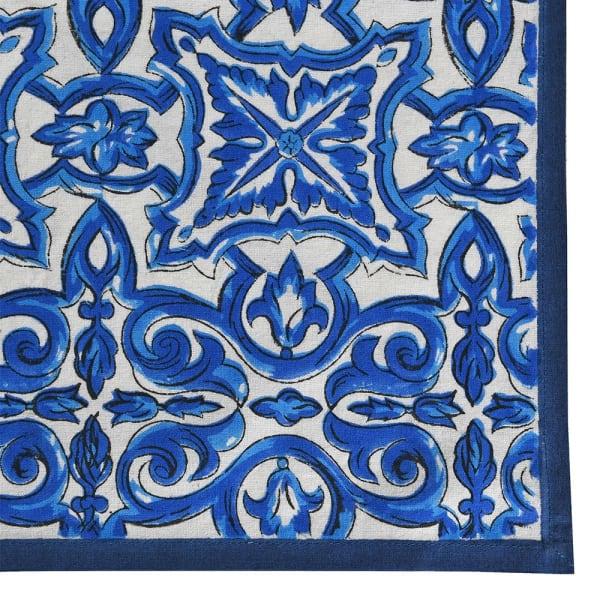 Greige Hand Block Print Fira Napkins - Set Of Four