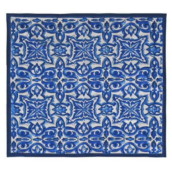 greige Hand Block Print Fira Napkins - Set of Four