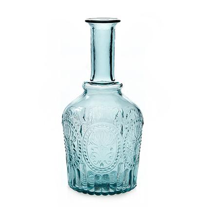 Greige Handmade Glass Carafe Or Vase