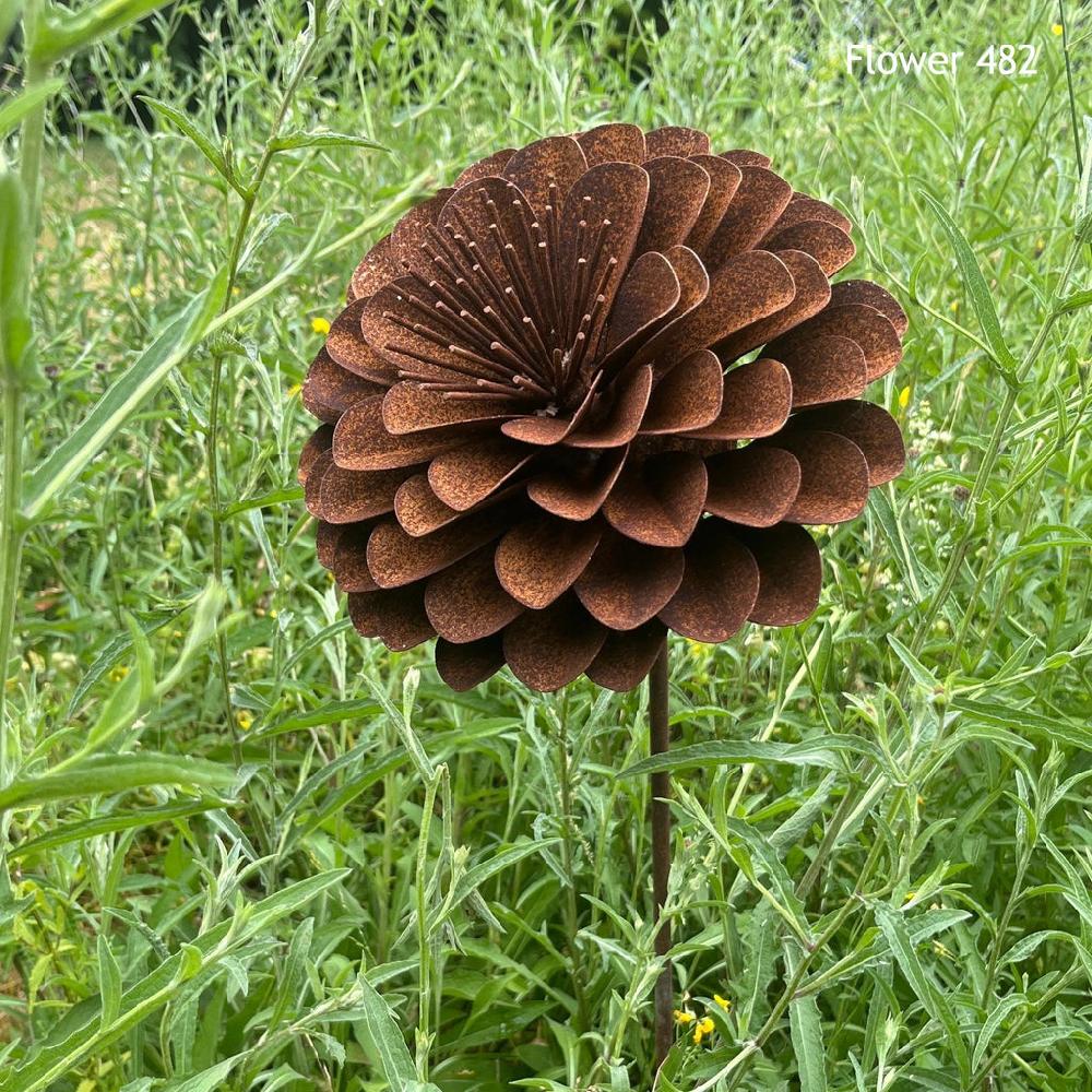 Greige Handmade Rusty Iron Stems - Group B