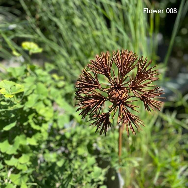 Greige Handmade Rusty Iron Stems - Group C