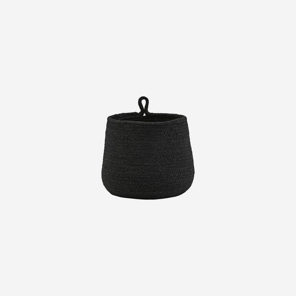 greige Hang Basket - House Doctor Denmark - Black