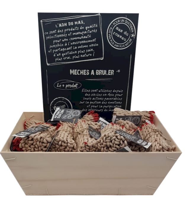 greige Himalayan Incense Burning Wicks