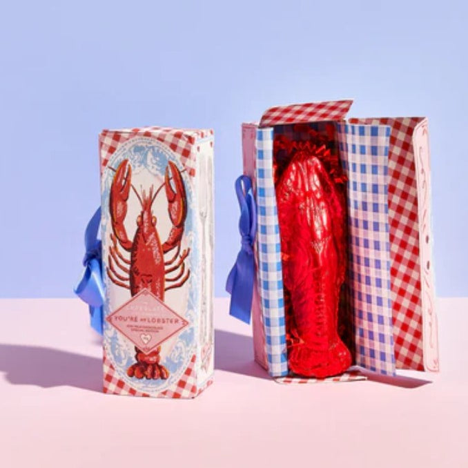 Greige Hollow Chocolate Lobster