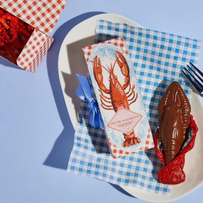 greige Hollow Chocolate Lobster