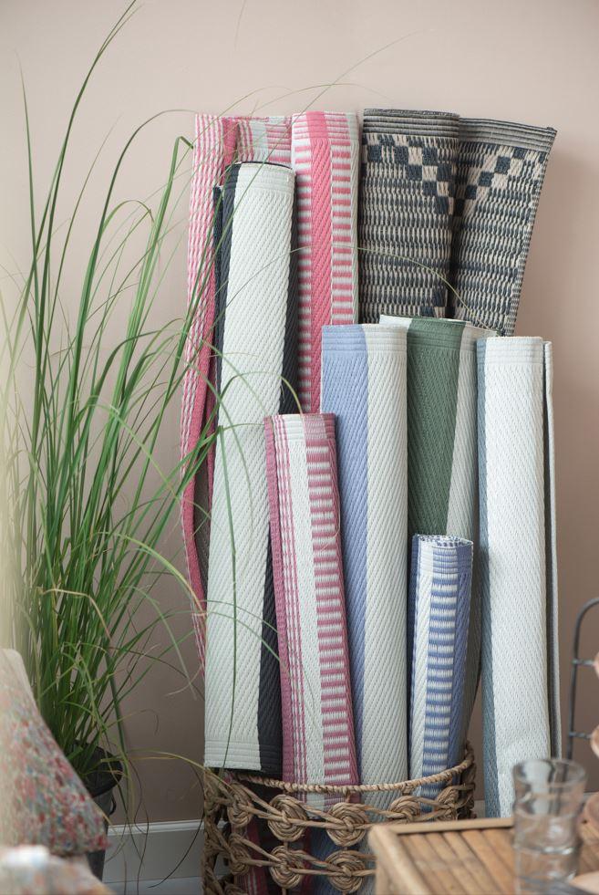 Greige Indoor Outdoor Recycled Plastic Rug - Large