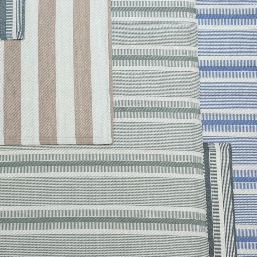 Greige Indoor Outdoor Recycled Plastic Rug - Small