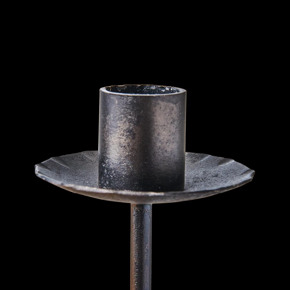 Greige Iron Clamp Candle Holder For Dinner Candle