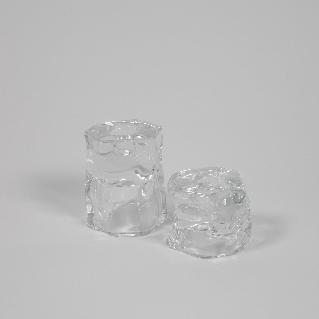 greige Ivy Duo Candle Holder - Olssen & Jensen Sweden